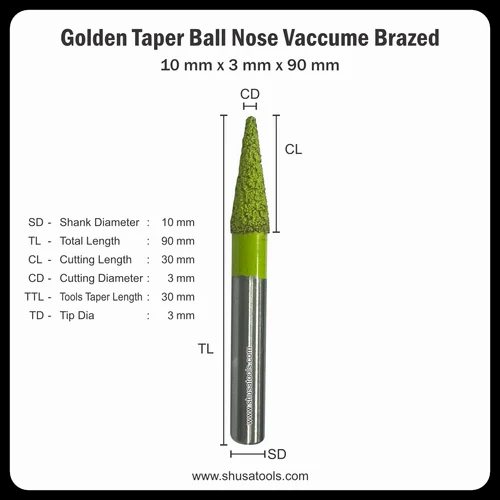 Vacuum Brazed Diamond Tools - single layer brazed diamond cutting tool